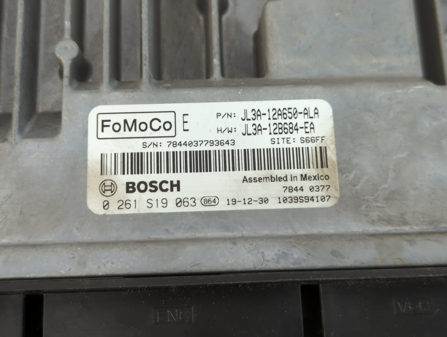 2018-2020 Ford F-150 PCM Engine Control Computer ECU ECM PCU OEM P/N:JL3A-12B684-EA JL3A-12A650-ALA Fits Fits 2018 2019 2020 OEM Used Auto Parts - Oemusedautoparts1.com