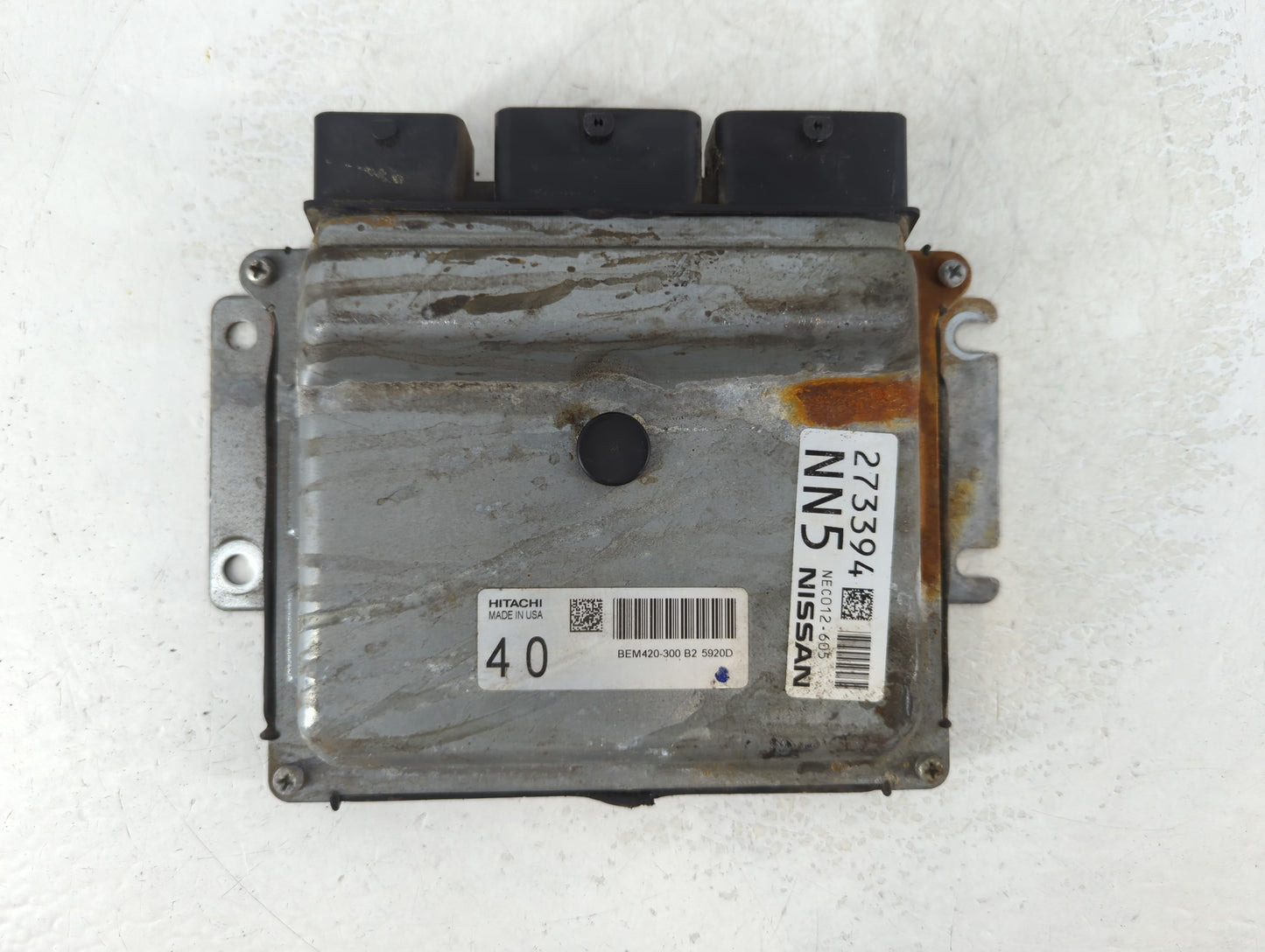 2015-2017 Nissan Murano PCM Engine Control Computer ECU ECM PCU OEM P/N:NEC012-605 Fits Fits 2015 2016 2017 OEM Used Auto Parts - Oemusedautoparts1.com