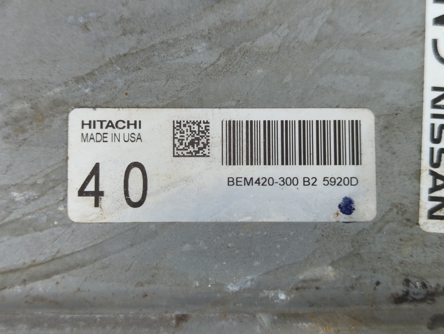 2015-2017 Nissan Murano PCM Engine Control Computer ECU ECM PCU OEM P/N:NEC012-605 Fits Fits 2015 2016 2017 OEM Used Auto Parts - Oemusedautoparts1.com