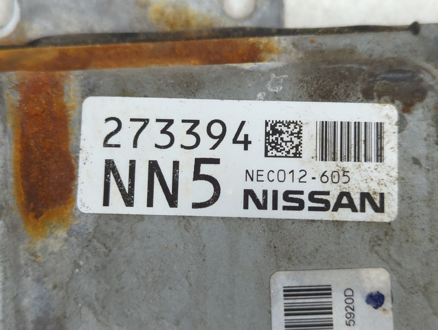 2015-2017 Nissan Murano PCM Engine Control Computer ECU ECM PCU OEM P/N:NEC012-605 Fits Fits 2015 2016 2017 OEM Used Auto Parts - Oemusedautoparts1.com
