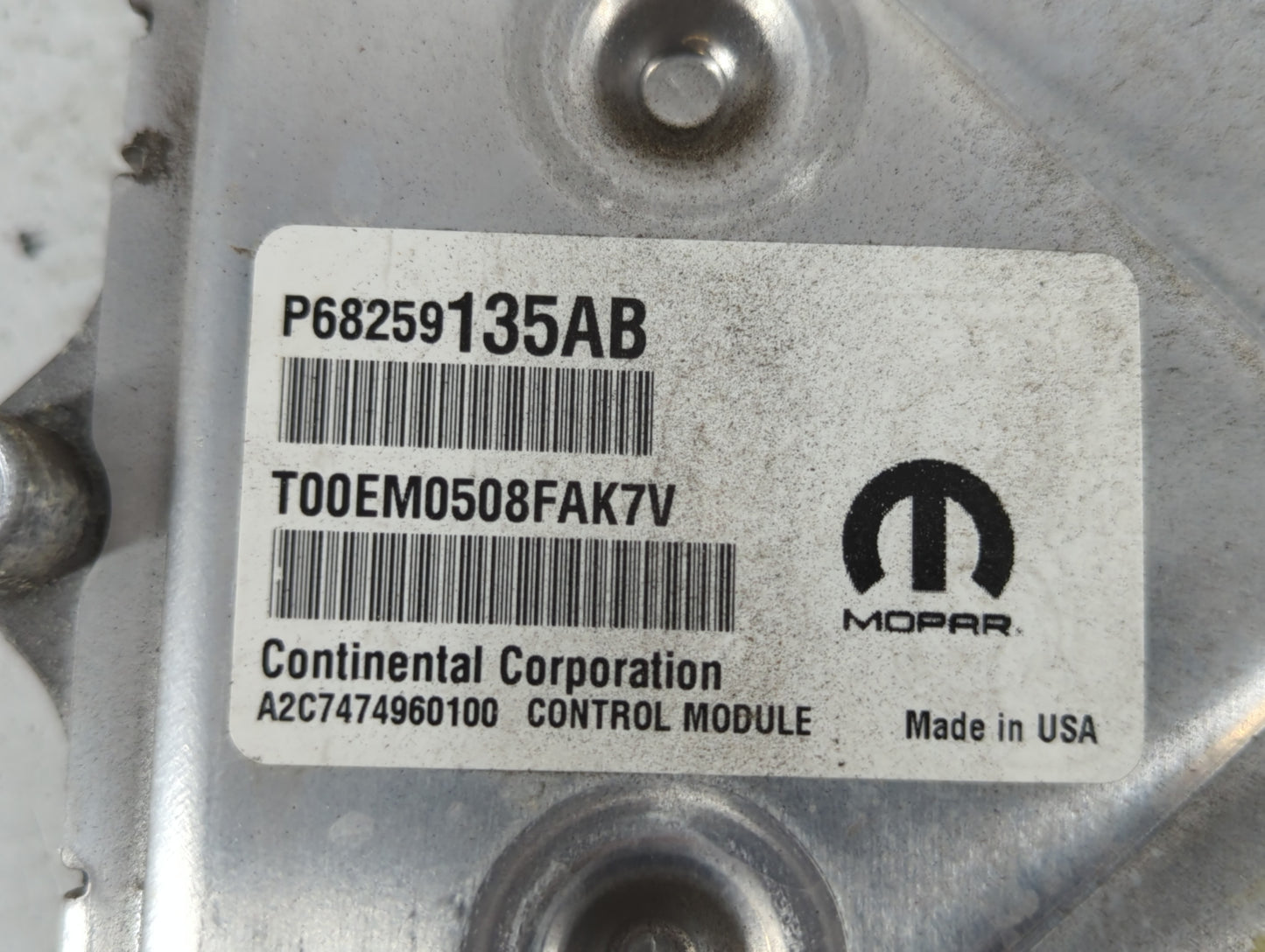2016-2019 Dodge Journey PCM Engine Control Computer ECU ECM PCU OEM P/N:P68259135AB P68352965AB Fits Fits 2016 2017 2018 2019 OEM Used Auto Parts