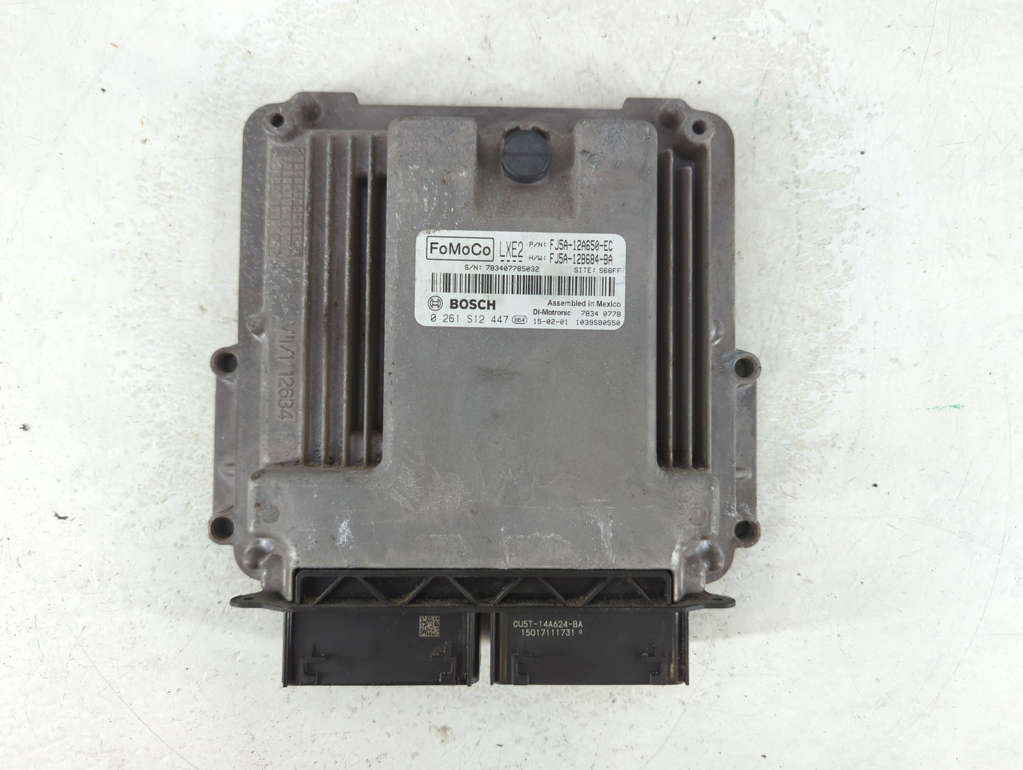 2014-2016 Ford Escape PCM Engine Control Computer ECU ECM PCU OEM P/N:FJ5A-12B684-BA FJ5A-12A650-EC Fits Fits 2014 2015 2016 OEM Used Auto Parts - Oemusedautoparts1.com