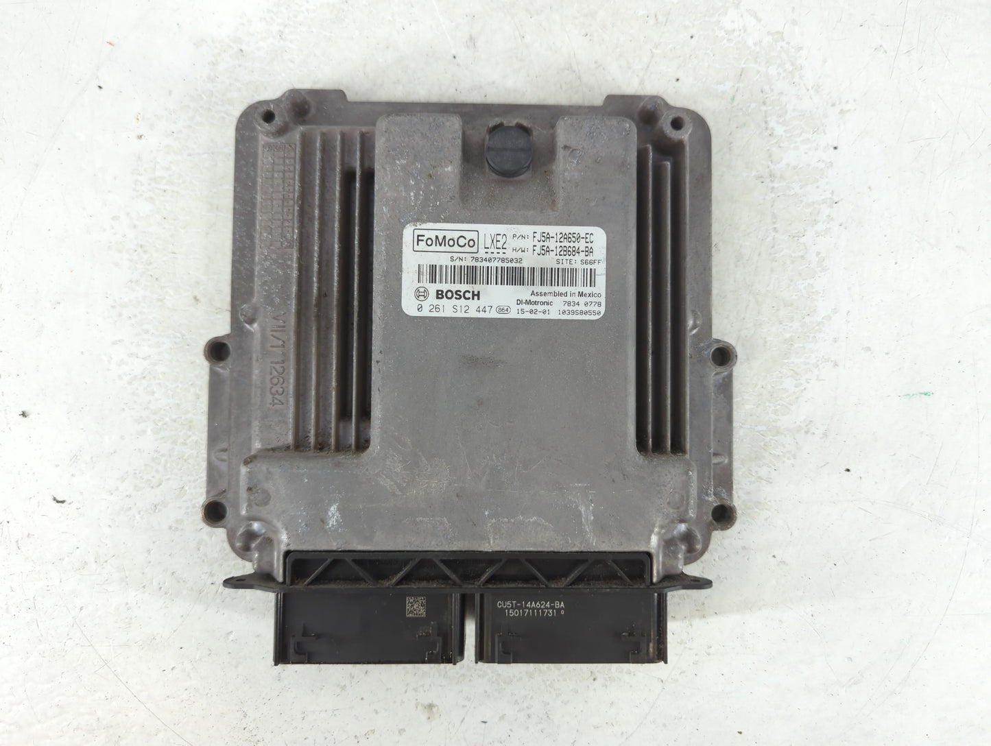 2014-2016 Ford Escape PCM Engine Control Computer ECU ECM PCU OEM P/N:FJ5A-12B684-BA FJ5A-12A650-EC Fits Fits 2014 2015 2016 OEM Used Auto Parts - Oemusedautoparts1.com