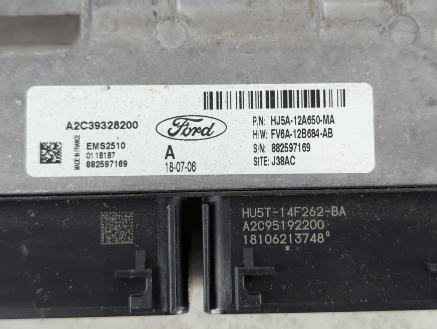 2017-2019 Ford Escape PCM Engine Control Computer ECU ECM PCU OEM P/N:FV6A-12B684-AB HJ5A-12A650-MA Fits Fits 2017 2018 2019 OEM Used Auto Parts