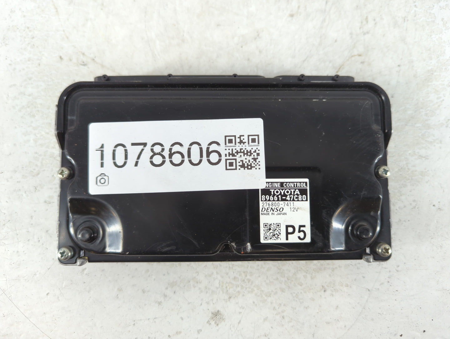 2021-2022 Toyota Prius PCM Engine Control Computer ECU ECM PCU OEM P/N:89661-47C80 Fits Fits 2021 2022 OEM Used Auto Parts - Oemusedautoparts1.com