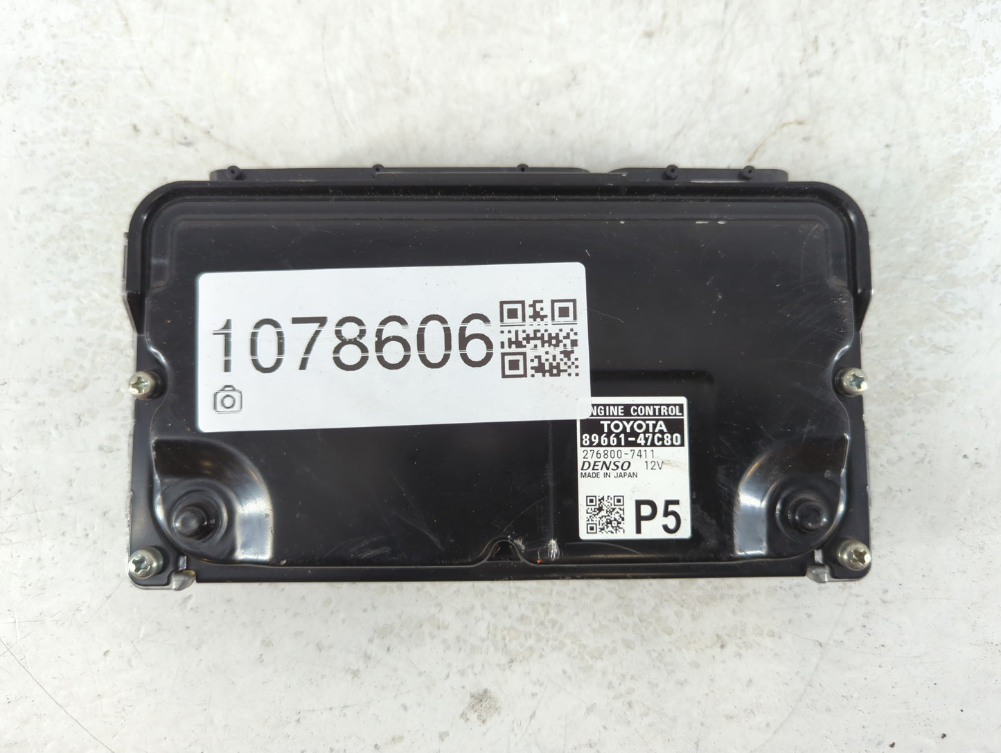2021-2022 Toyota Prius PCM Engine Control Computer ECU ECM PCU OEM P/N:89661-47C80 Fits Fits 2021 2022 OEM Used Auto Parts - Oemusedautoparts1.com