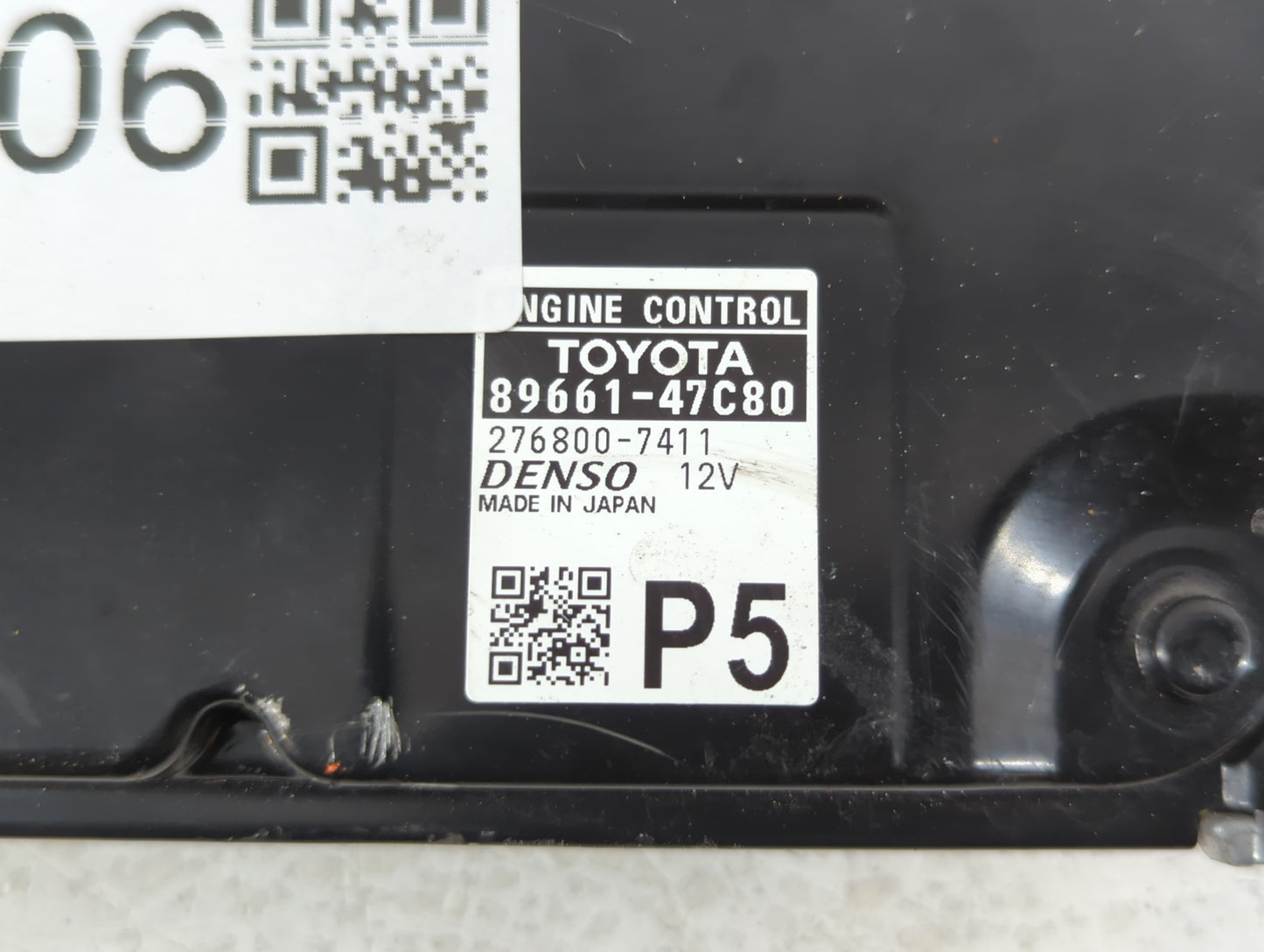 2021-2022 Toyota Prius PCM Engine Control Computer ECU ECM PCU OEM P/N:89661-47C80 Fits Fits 2021 2022 OEM Used Auto Parts - Oemusedautoparts1.com