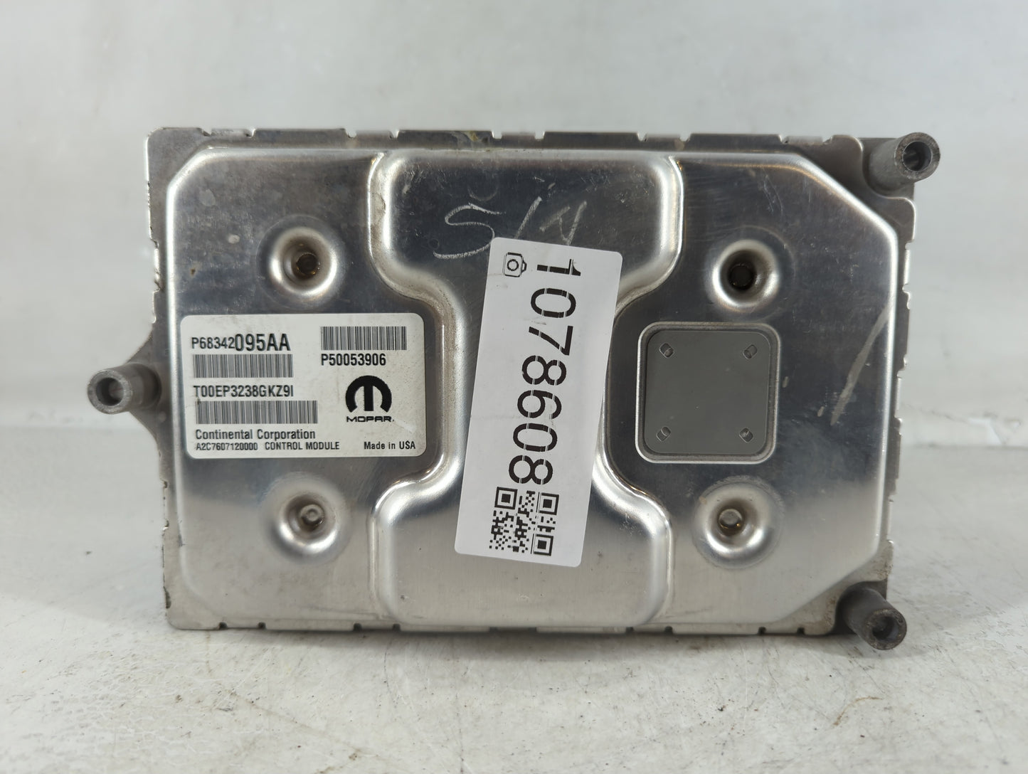 2019 Jeep Compass PCM Engine Control Computer ECU ECM PCU OEM P/N:P68342095AA Fits OEM Used Auto Parts - Oemusedautoparts1.com