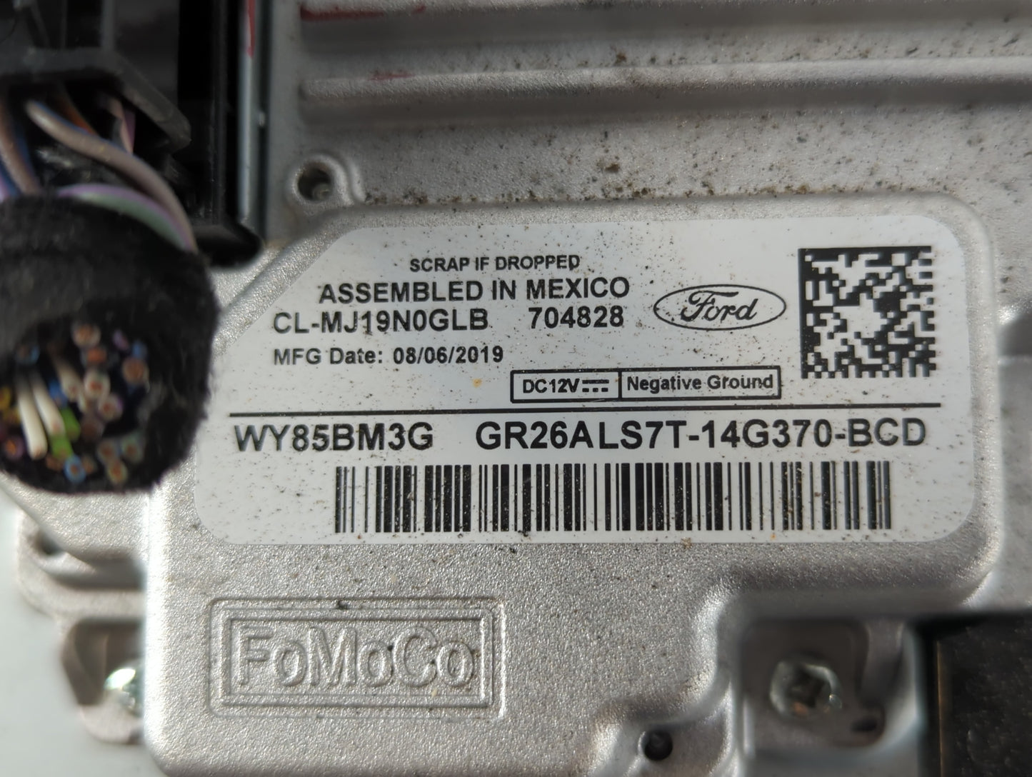 2017-2020 Ford Fusion Information Display Screen