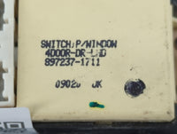 2001-2004 Isuzu Rodeo Master Power Window Switch Replacement Driver Side Left P/N:4000R-DR-LH0 897237-1711 Fits OEM Used Auto Parts