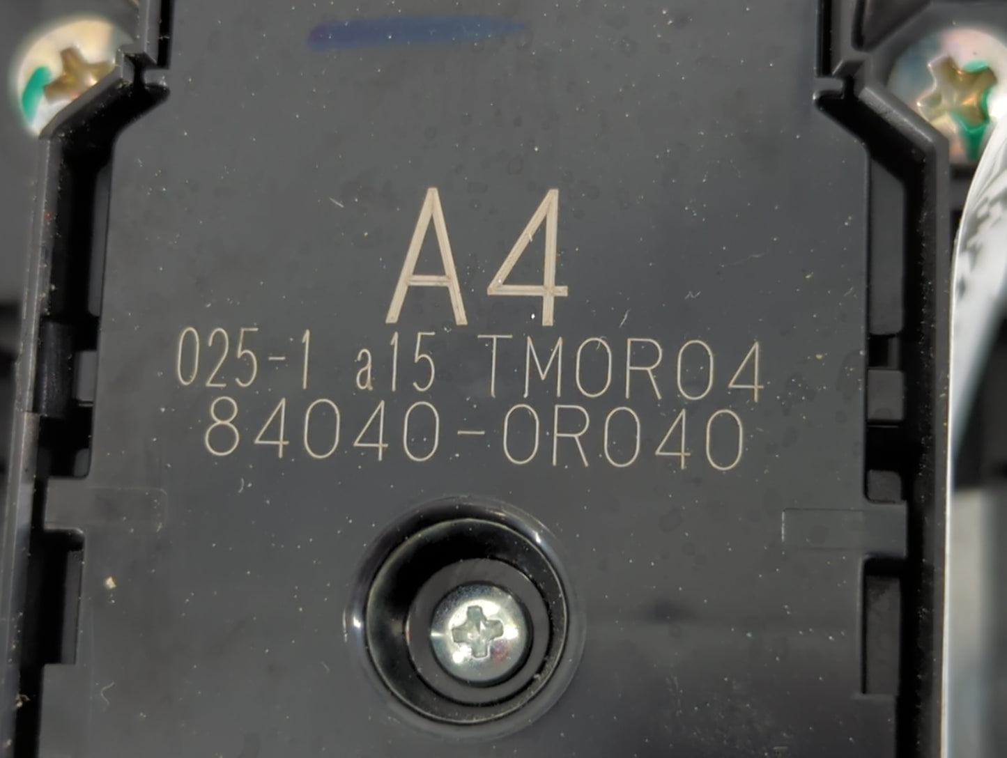 2021 Toyota Rav4 Master Power Window Switch Replacement Driver Side Left P/N:84040-0R040 Fits Fits 2018 2019 2020 2022 OEM Used Auto Parts