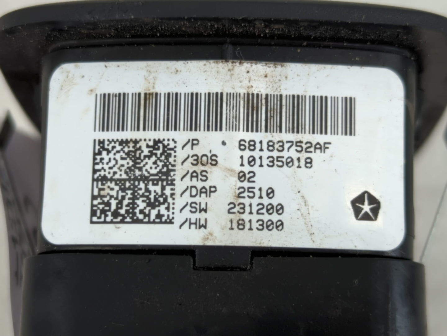 2015-2022 Dodge Challenger Master Power Window Switch Replacement Driver Side Left P/N:68183752AF Fits OEM Used Auto Parts - Oemusedautoparts1.com