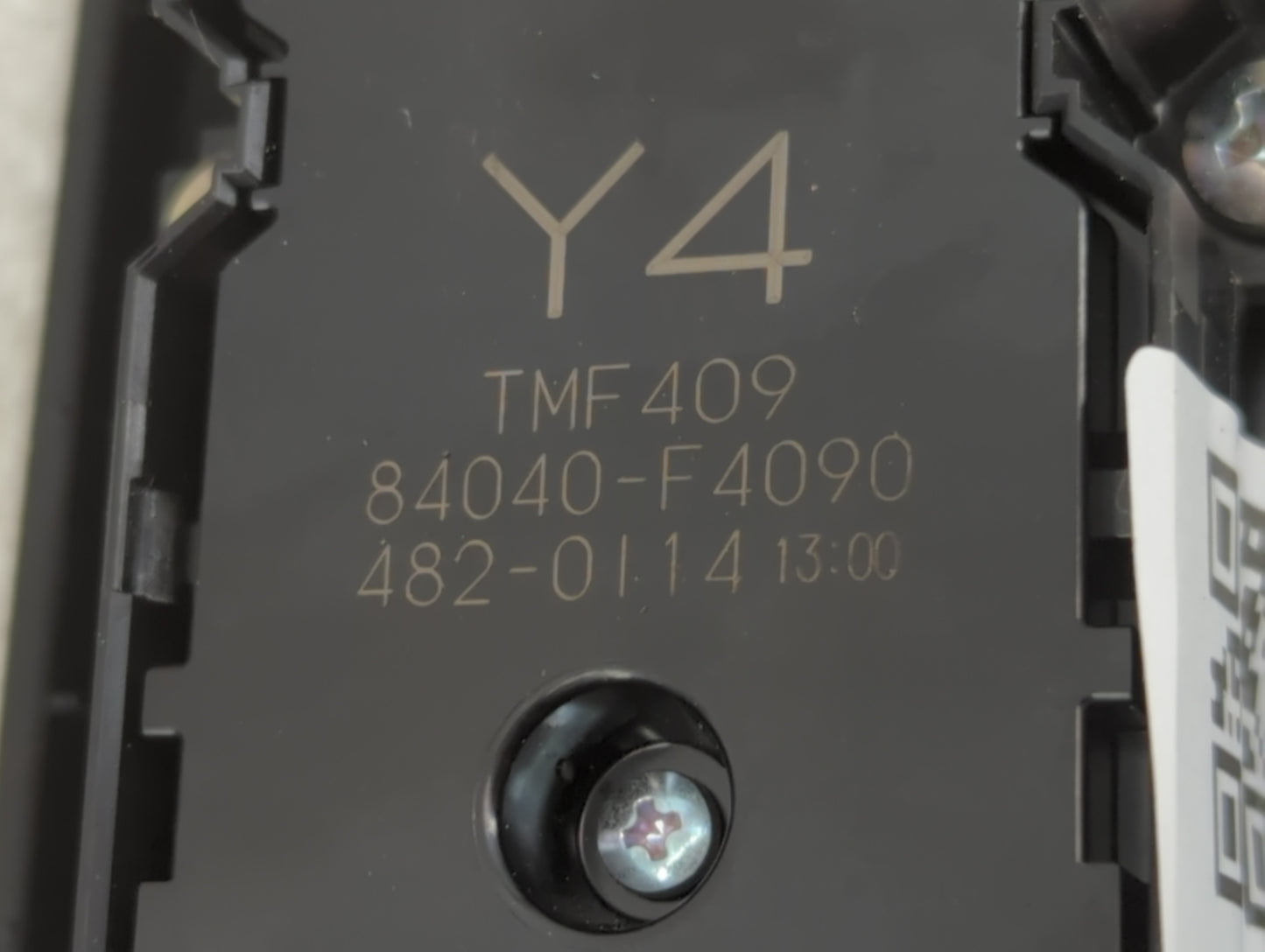 2021-2022 Toyota C-Hr Master Power Window Switch Replacement Driver Side Left P/N:482-0V0D 84040-F4090 Fits Fits 2021 2022 OEM Used Auto Parts