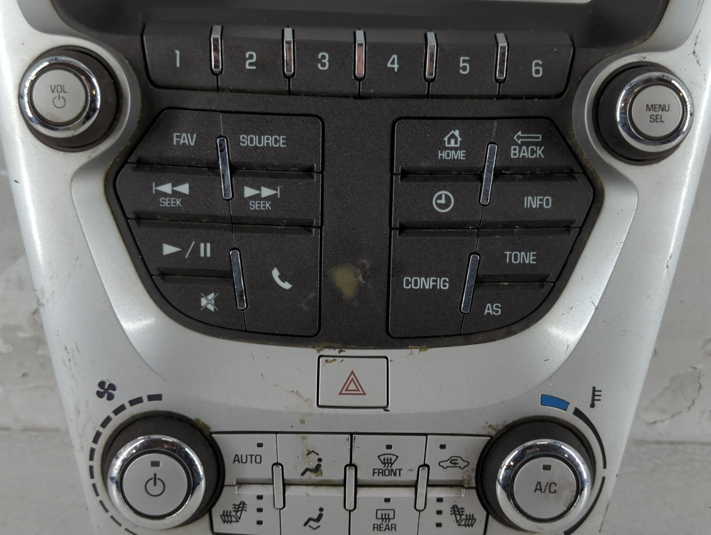 2007-2009 Cadillac Dts Radio AM FM Cd Player Receiver Replacement P/N:84096689 Fits Fits 2007 2008 2009 OEM Used Auto Parts - Oemusedautoparts1.com