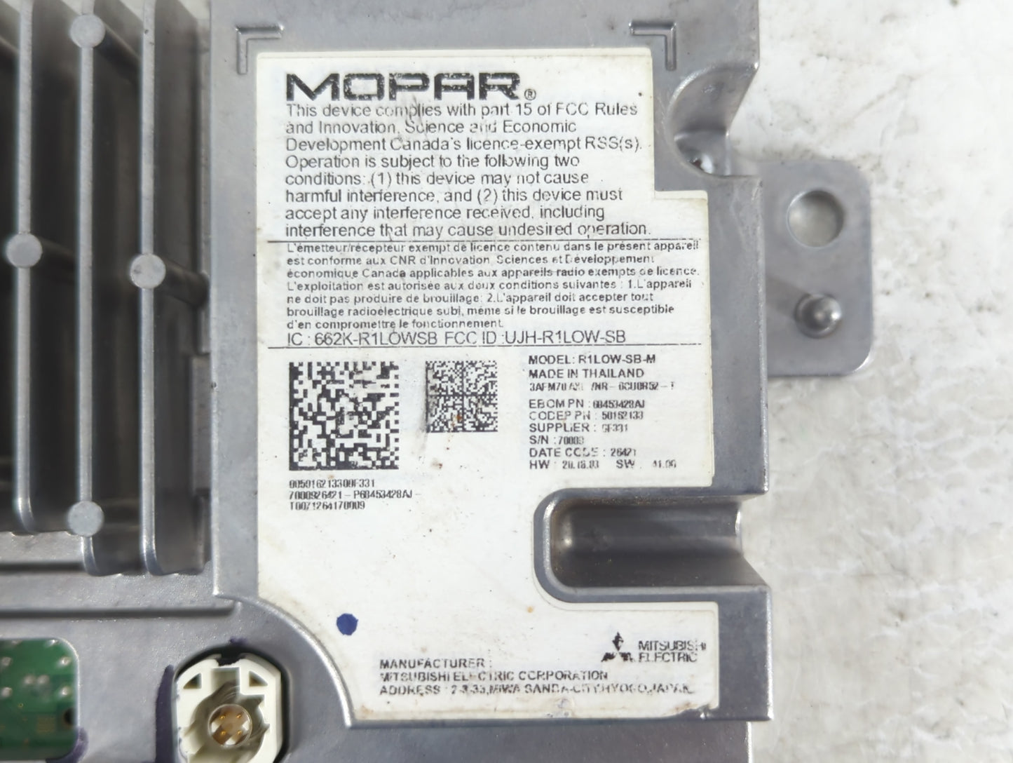 2022 Jeep Compass PCM Engine Control Computer ECU ECM PCU OEM Fits OEM Used Auto Parts