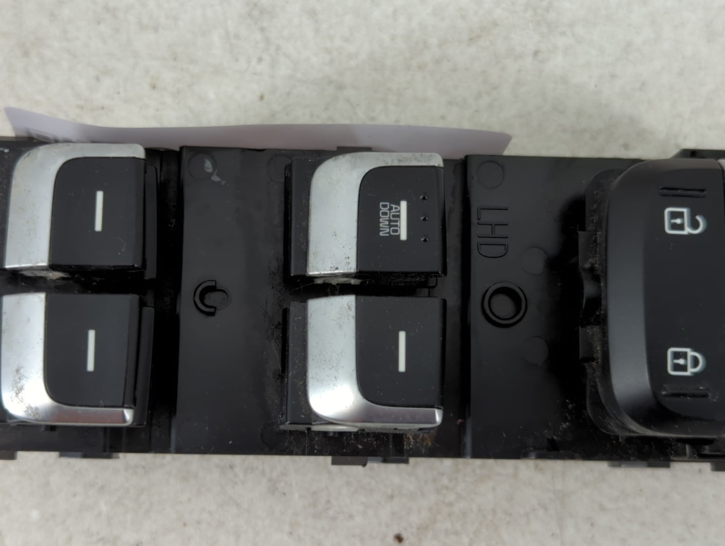 2016-2020 Kia Optima Master Power Window Switch Replacement Driver Side Left P/N:93570D4000SH6 Fits Fits 2016 2017 2018 2019 2020 OEM Used Auto Parts - Oemusedautoparts1.com
