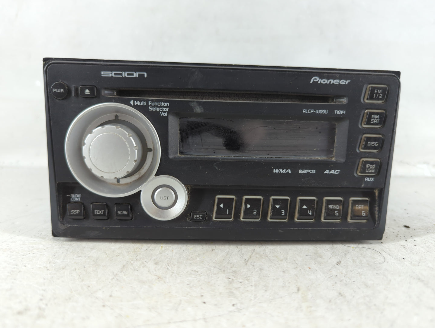 2008-2014 Scion Xb Radio AM FM Cd Player Receiver Replacement P/N:PT546-00100 Fits OEM Used Auto Parts - Oemusedautoparts1.com
