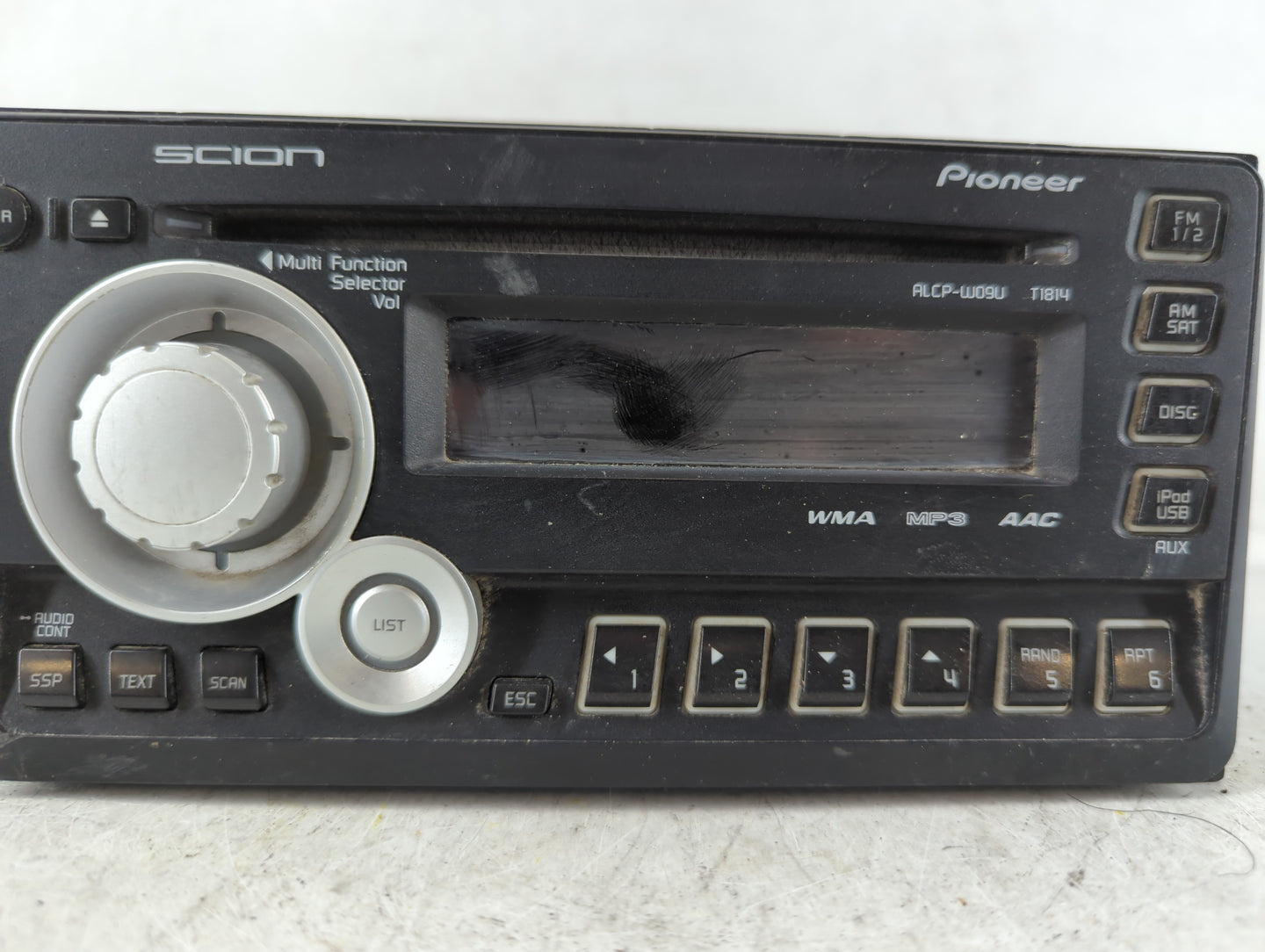 2008-2014 Scion Xb Radio AM FM Cd Player Receiver Replacement P/N:PT546-00100 Fits OEM Used Auto Parts - Oemusedautoparts1.com