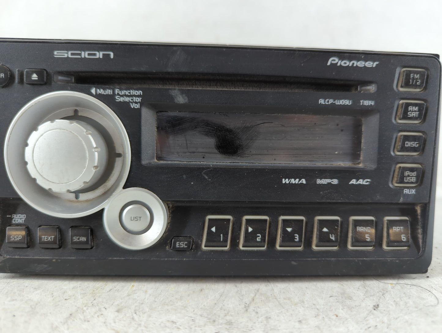 2008-2014 Scion Xb Radio AM FM Cd Player Receiver Replacement P/N:PT546-00100 Fits OEM Used Auto Parts - Oemusedautoparts1.com