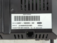 2012-2014 Ford Focus Radio AM FM Cd Player Receiver Replacement P/N:CM5T-18B955-GD Fits Fits 2012 2013 2014 OEM Used Auto Parts - Oemusedautoparts1.com