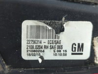 2014-2017 Buick Regal Tail Light Assembly Passenger Right OEM P/N:22756314 Fits Fits 2014 2015 2016 2017 OEM Used Auto Parts - Oemusedautoparts1.com