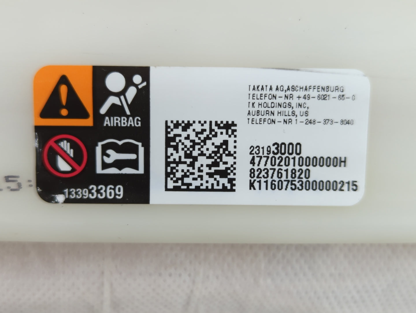 2010-2017 Gmc Terrain Passenger Curtain Air Bag Oem - Oemusedautoparts1.com