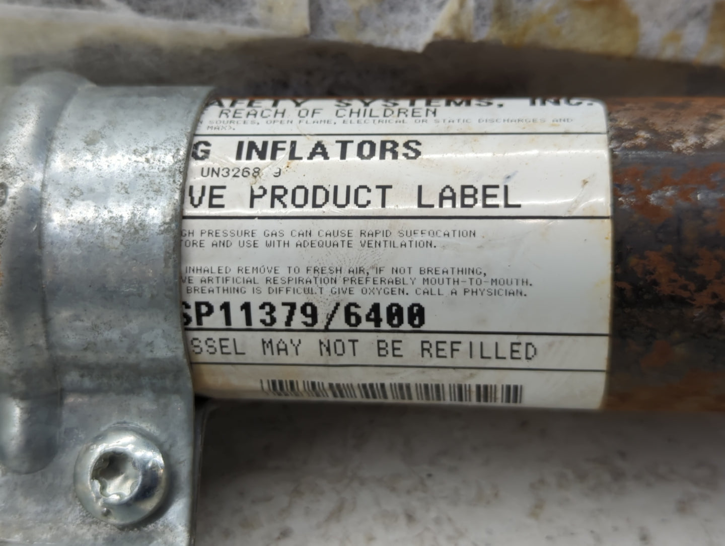 2008-2009 Chrysler Town & Country Passenger Curtain Air Bag Oem - Oemusedautoparts1.com