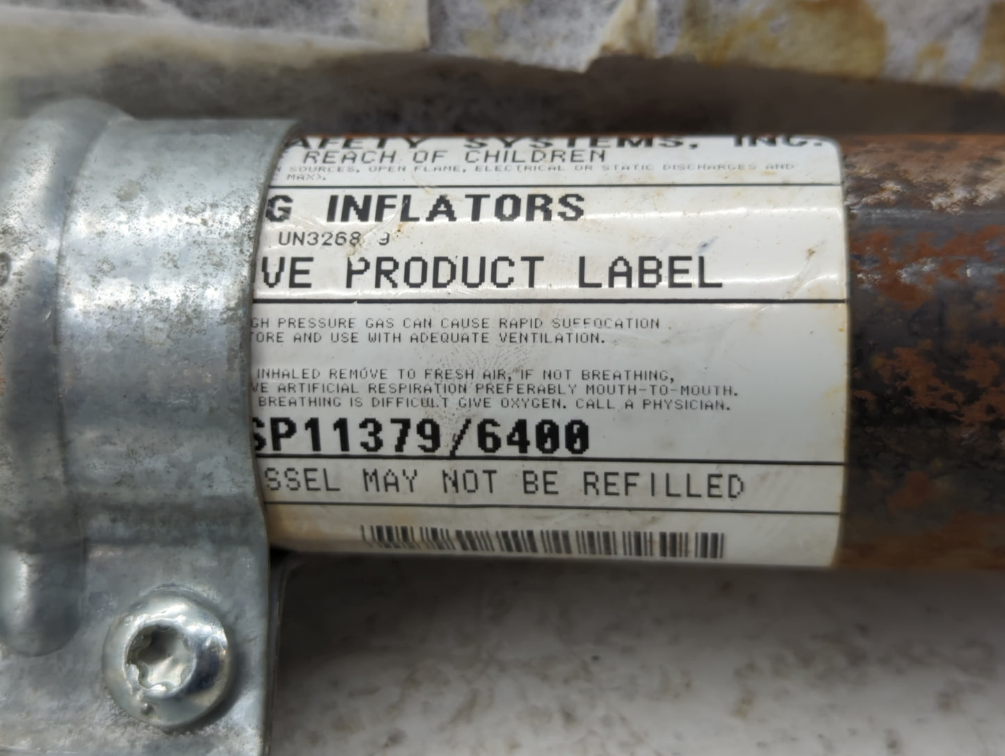 2008-2009 Chrysler Town & Country Passenger Curtain Air Bag Oem - Oemusedautoparts1.com
