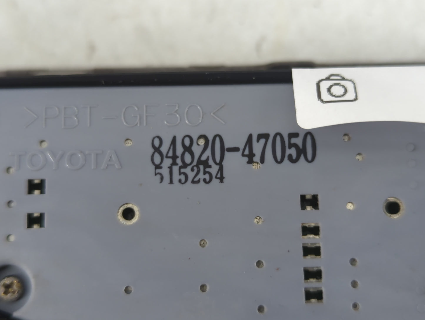 2004-2009 Toyota Prius Master Power Window Switch Replacement Driver Side Left P/N:84820-47050 Fits OEM Used Auto Parts