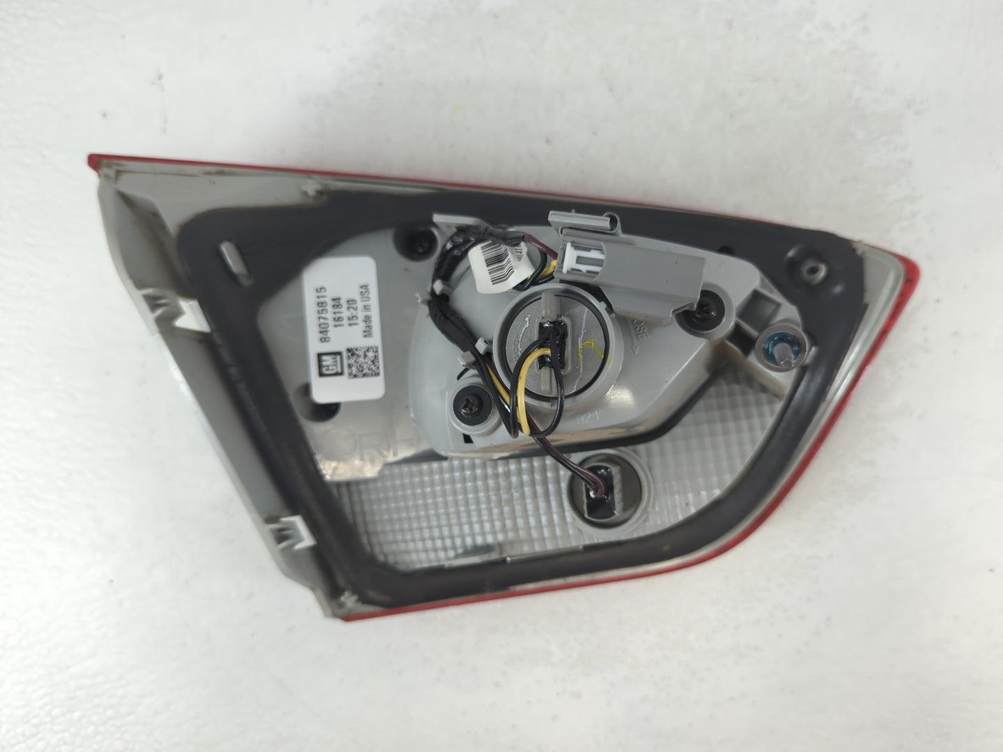 2016 Chevrolet Cruze Tail Light Assembly Driver Left OEM P/N:84075815 Fits OEM Used Auto Parts - Oemusedautoparts1.com