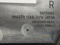 2011 Mitsubishi Endeavor Tail Light Assembly Passenger Right OEM P/N:5817A142 Fits OEM Used Auto Parts