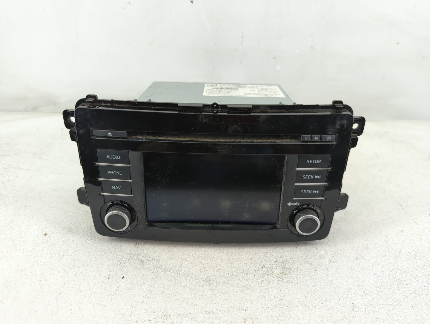 2013-2015 Mazda Cx-9 Radio AM FM Cd Player Receiver Replacement P/N:TK21 66 DV0B Fits Fits 2013 2014 2015 OEM Used Auto Parts - Oemusedautoparts1.com