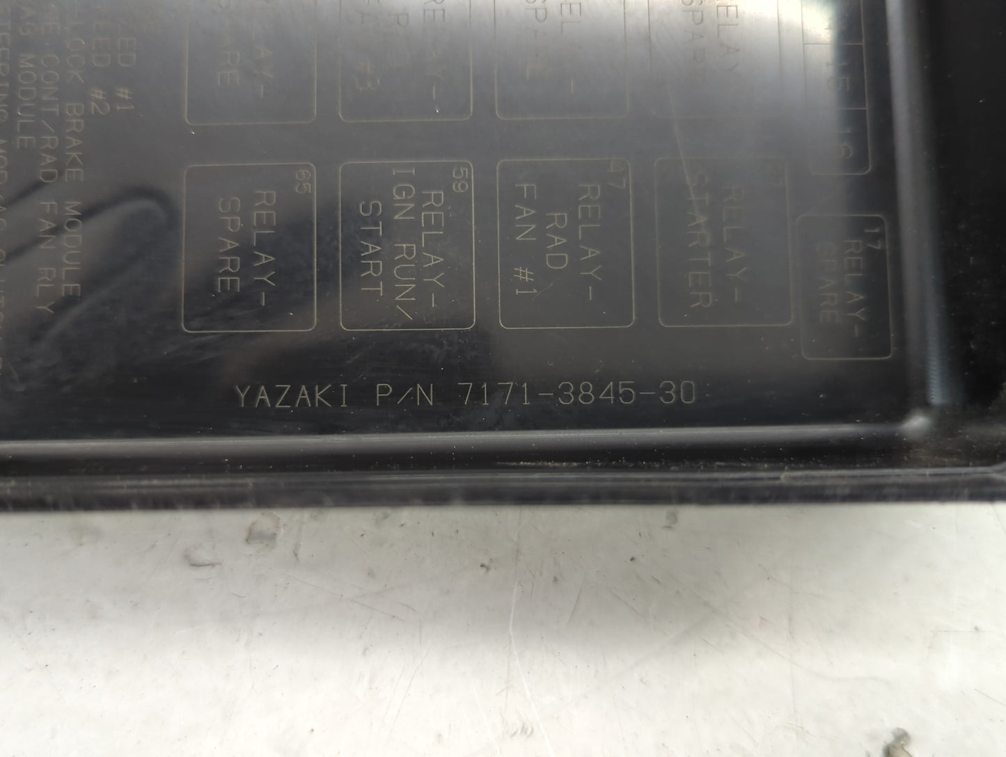 2012-2014 Dodge Charger Fusebox Fuse Box Panel Relay Module P/N:7171-3845-30 Fits Fits 2012 2013 2014 OEM Used Auto Parts