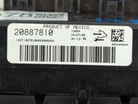 2010-2011 Gmc Sierra 1500 Climate Control Module Temperature AC/Heater Replacement P/N:20887810 Fits Fits 2010 2011 OEM Used Auto Parts