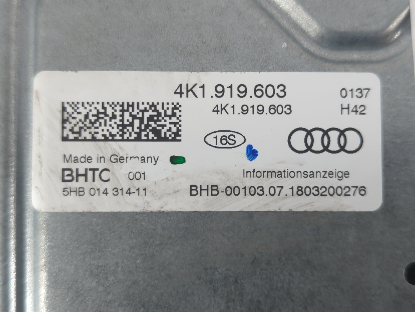 Audi A6 Information Display Screen - Oemusedautoparts1.com