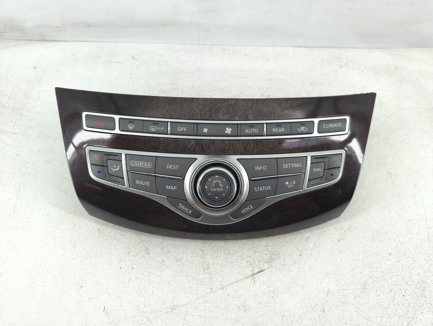 2013 Infiniti Jx35 Climate Control Module Temperature AC/Heater Replacement P/N:283953JA7A Fits OEM Used Auto Parts - Oemusedautoparts1.com