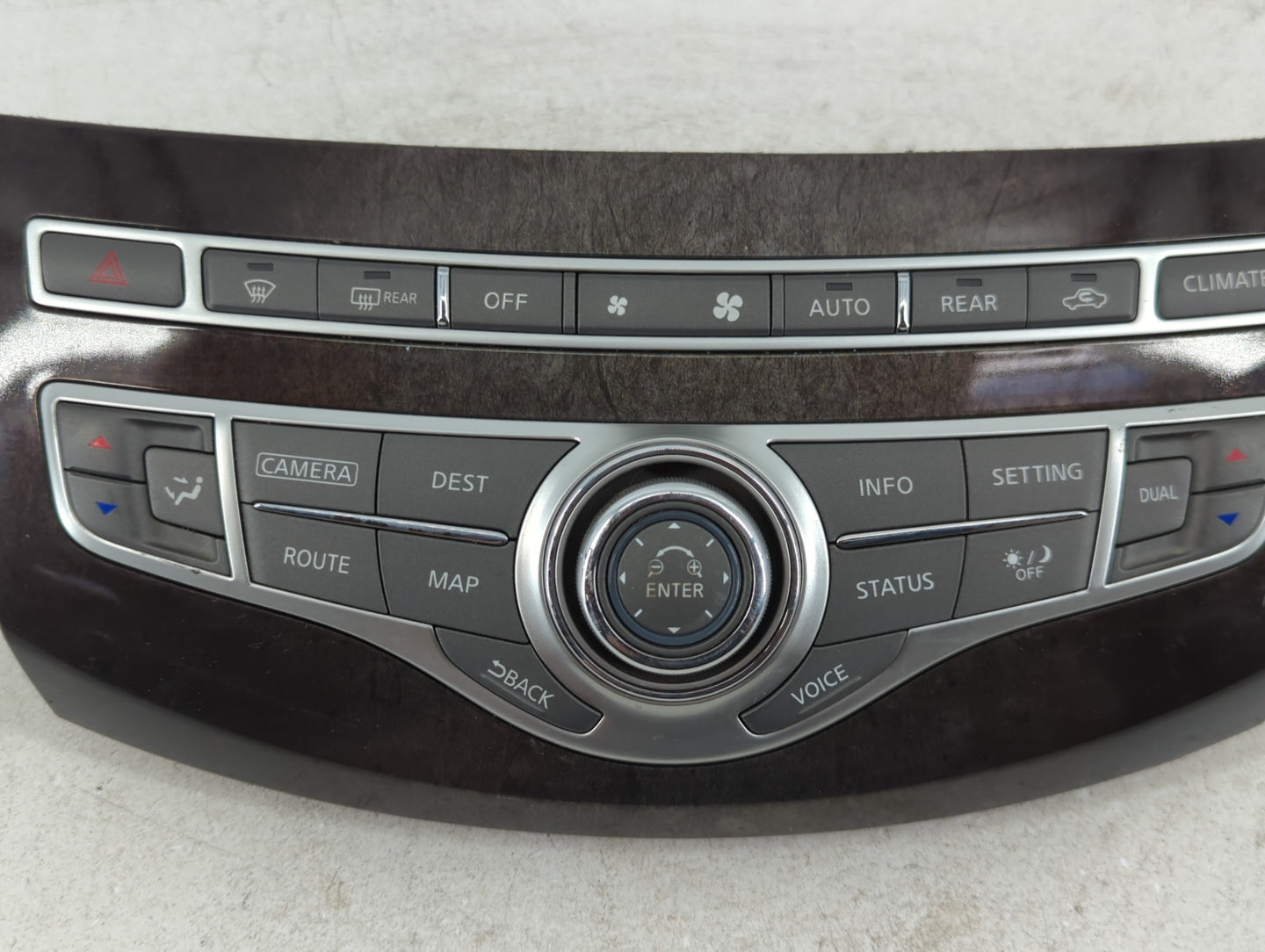 2013 Infiniti Jx35 Climate Control Module Temperature AC/Heater Replacement P/N:283953JA7A Fits OEM Used Auto Parts - Oemusedautoparts1.com