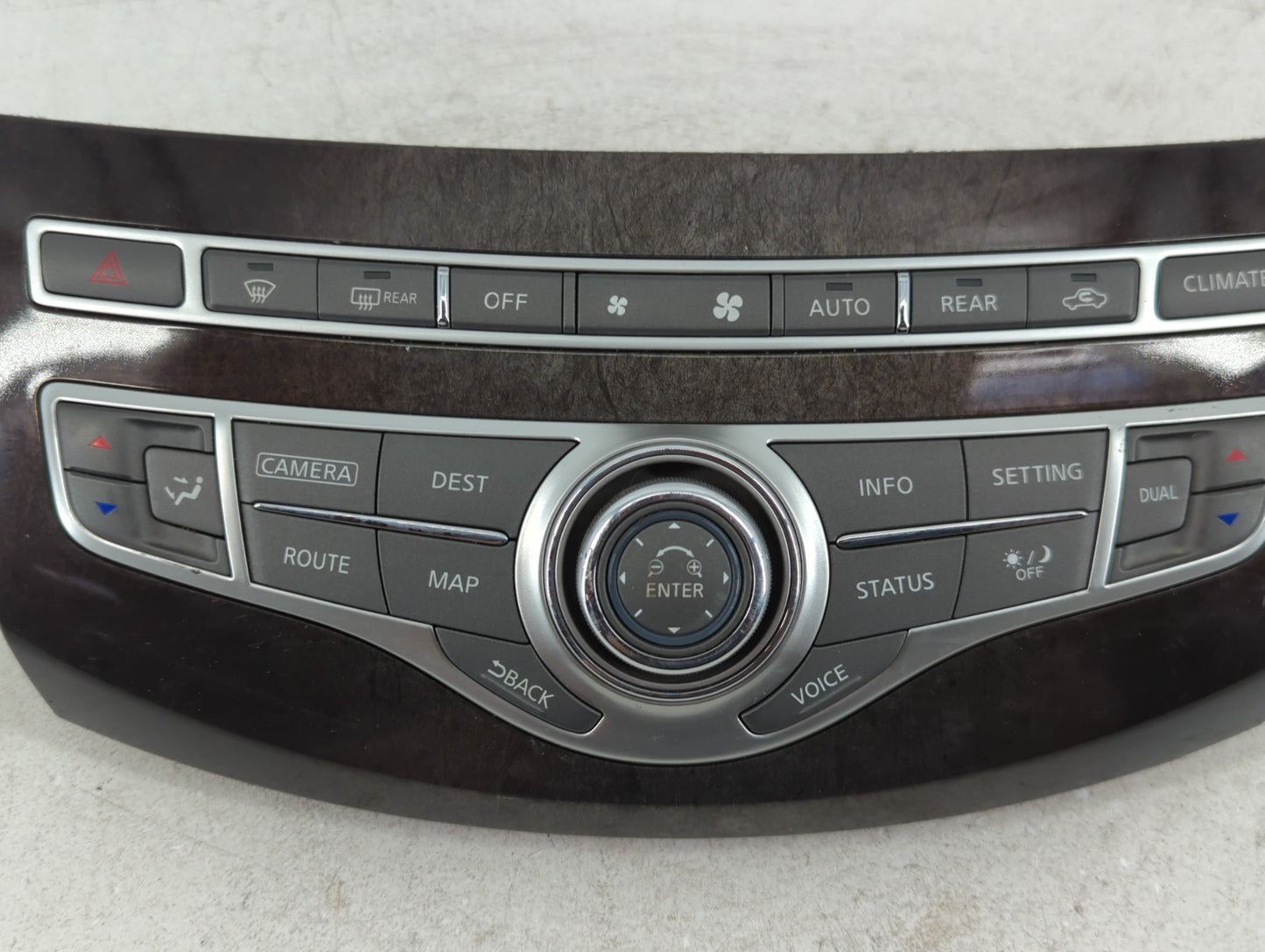 2013 Infiniti Jx35 Climate Control Module Temperature AC/Heater Replacement P/N:283953JA7A Fits OEM Used Auto Parts - Oemusedautoparts1.com