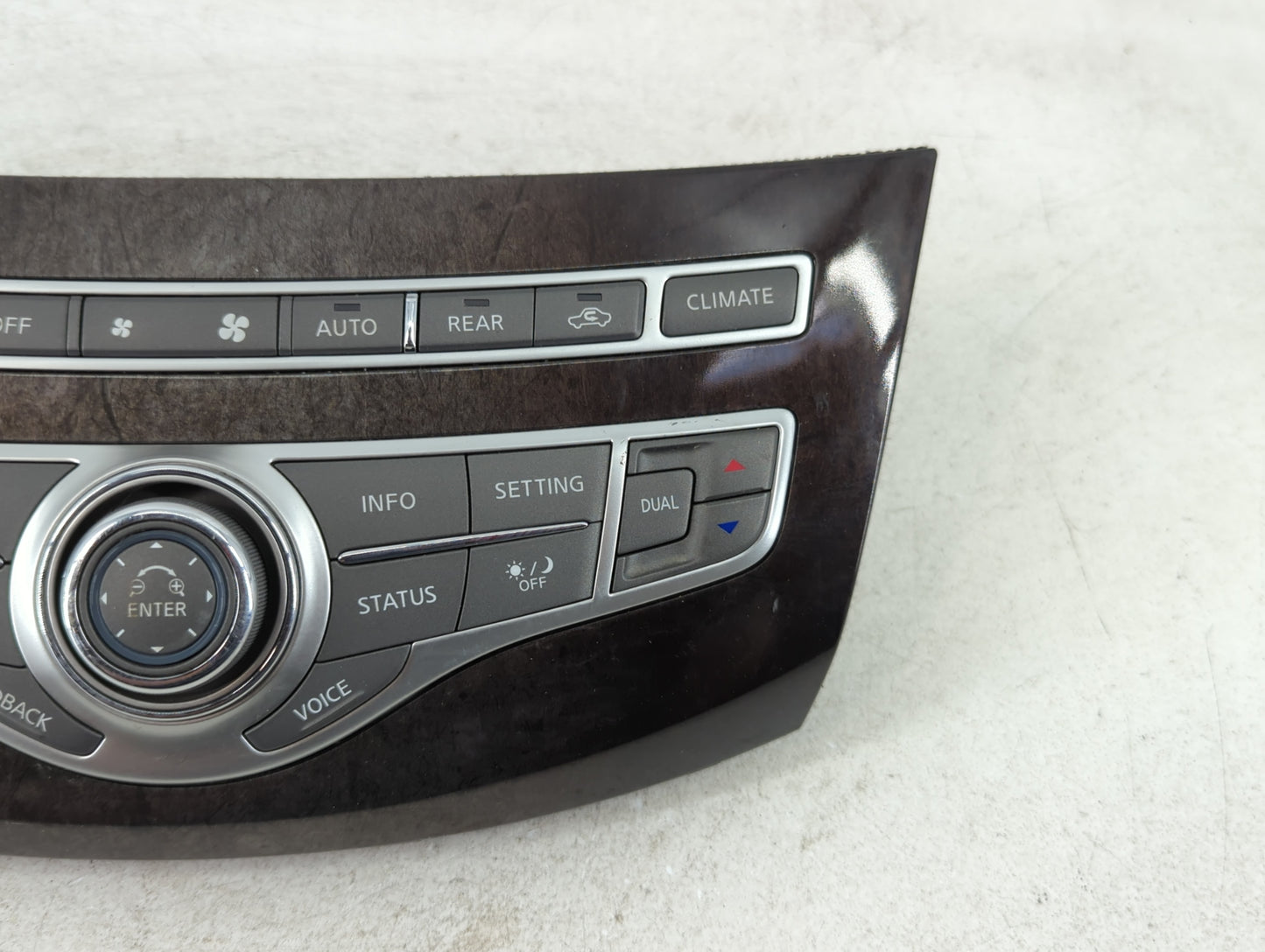 2013 Infiniti Jx35 Climate Control Module Temperature AC/Heater Replacement P/N:283953JA7A Fits OEM Used Auto Parts - Oemusedautoparts1.com