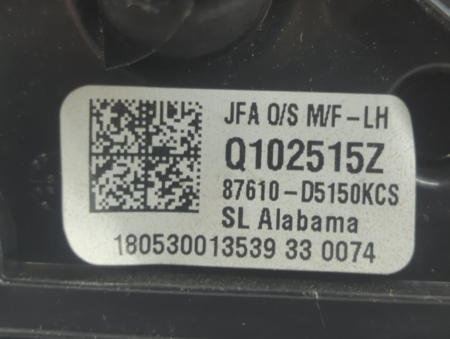 2019 Kia Optima Side Mirror Replacement Driver Left View Door Mirror P/N:87610-D5150KCS Fits OEM Used Auto Parts