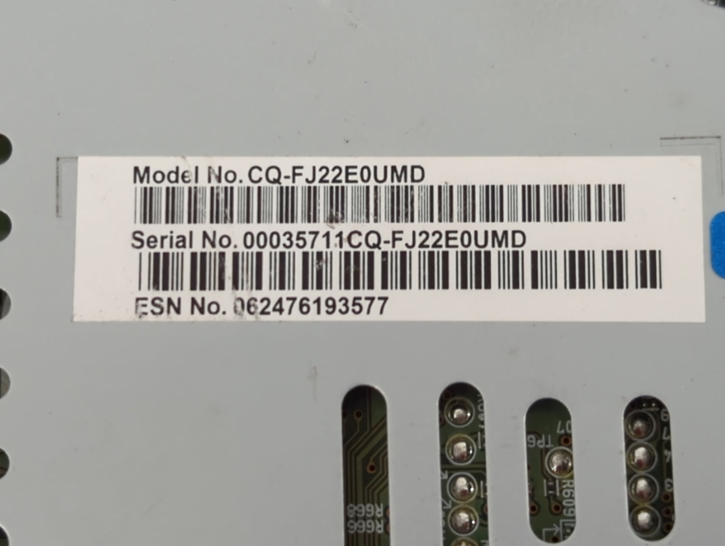 2015-2016 Ford Fusion Radio AM FM Cd Player Receiver Replacement Fits Fits 2015 2016 OEM Used Auto Parts - Oemusedautoparts1.com