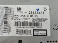 2013 Buick Regal Radio AM FM Cd Player Receiver Replacement P/N:23135481 Fits OEM Used Auto Parts - Oemusedautoparts1.com