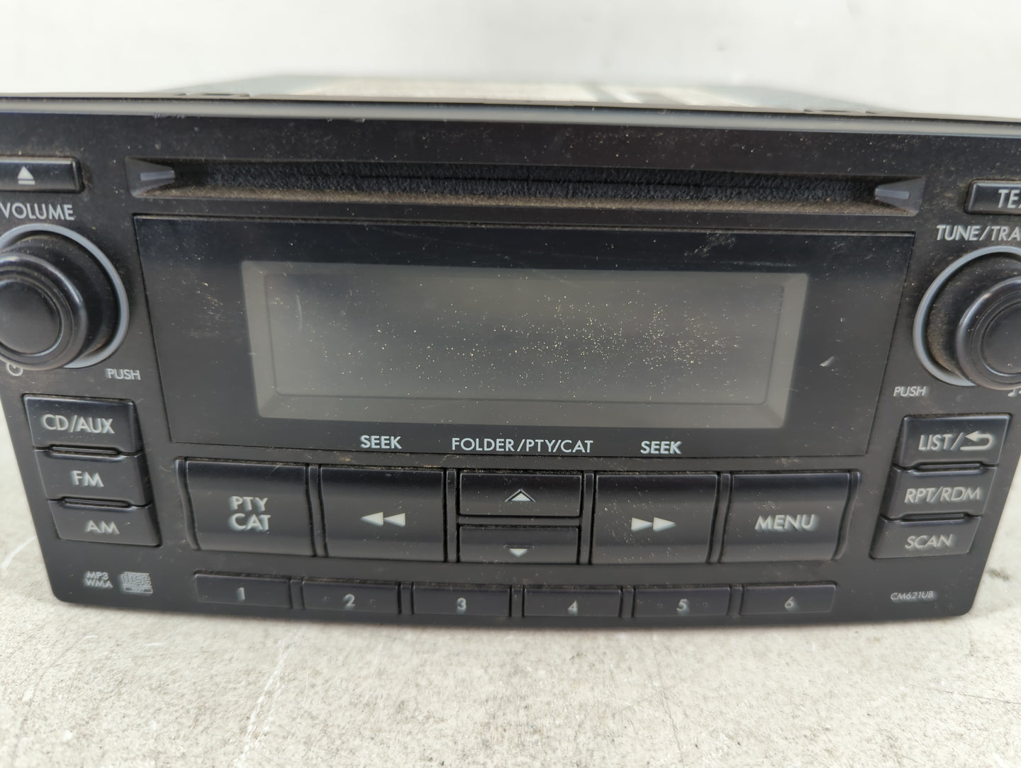 2012-2014 Subaru Impreza Radio AM FM Cd Player Receiver Replacement P/N:86201FJ620 Fits Fits 2012 2013 2014 OEM Used Auto Parts - Oemusedautoparts1.com