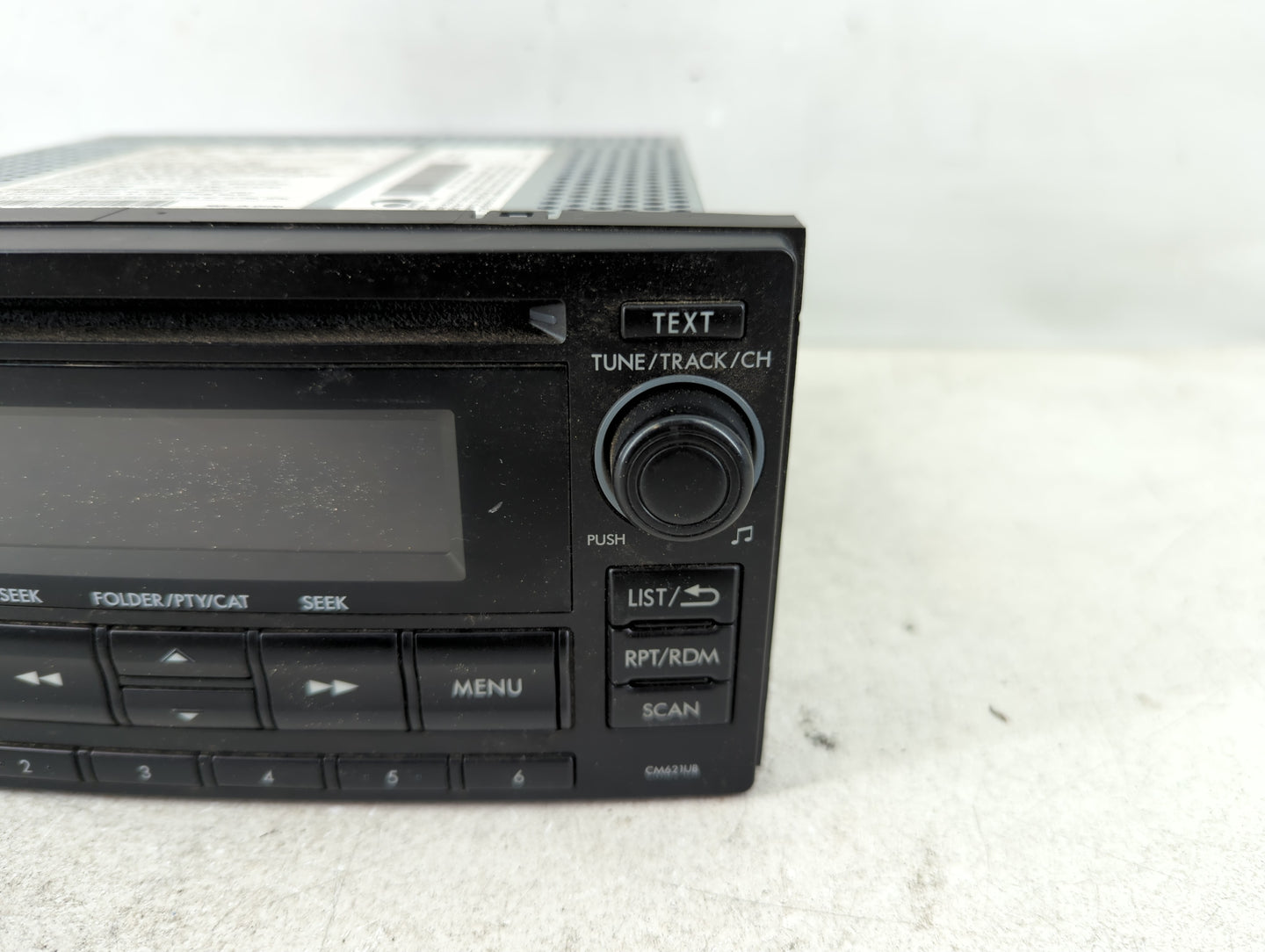 2012-2014 Subaru Impreza Radio AM FM Cd Player Receiver Replacement P/N:86201FJ620 Fits Fits 2012 2013 2014 OEM Used Auto Parts - Oemusedautoparts1.com