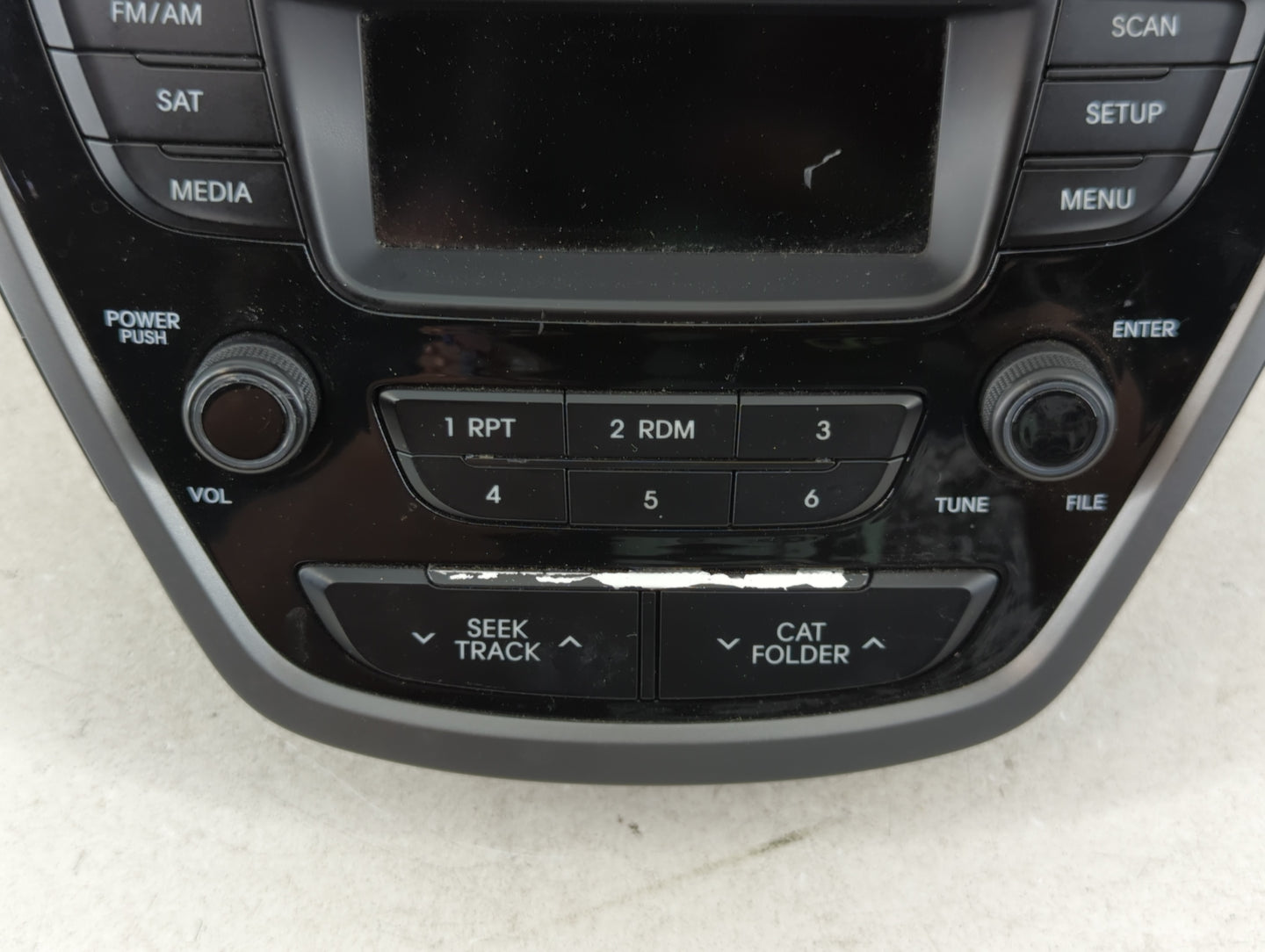 2014-2016 Hyundai Elantra Radio AM FM Cd Player Receiver Replacement P/N:96170-3X156GU Fits Fits 2014 2015 2016 OEM Used Auto Parts - Oemusedautoparts1.com