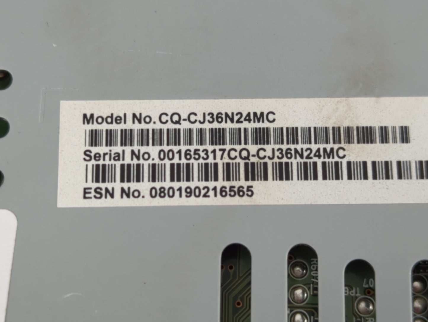 2019 Ford Escape Radio AM FM Cd Player Receiver Replacement Fits OEM Used Auto Parts - Oemusedautoparts1.com
