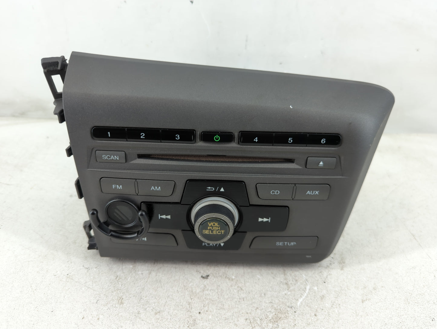2012 Honda Civic Radio AM FM Cd Player Receiver Replacement P/N:39100-TR0-A315-M1 Fits OEM Used Auto Parts - Oemusedautoparts1.com