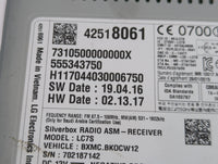2017-2018 Chevrolet Spark Radio AM FM Cd Player Receiver Replacement P/N:42518061 Fits Fits 2017 2018 2019 OEM Used Auto Parts - Oemusedautoparts1.com