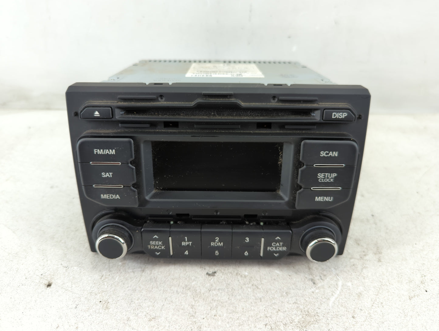 2012-2015 Kia Rio Radio AM FM Cd Player Receiver Replacement P/N:96170-1W900CA Fits Fits 2012 2013 2014 2015 OEM Used Auto Parts - Oemusedautoparts1.com
