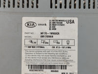 2012-2015 Kia Rio Radio AM FM Cd Player Receiver Replacement P/N:96170-1W900CA Fits Fits 2012 2013 2014 2015 OEM Used Auto Parts - Oemusedautoparts1.com